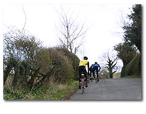 Cycling near Downham 